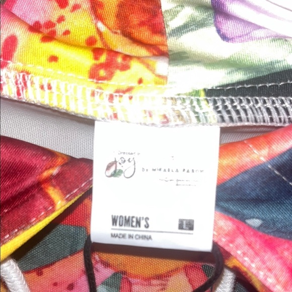 Mikaela Pabon NWT Tropical Floral Hoodie w/ Vibrant Colors size Large - Picture 5 of 12